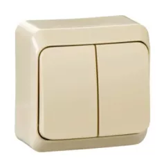   Schneider Electric Prima WDE001150 csillárkapcsoló (105), krém, komplett szerelvény, falon kívüli 10A 250 ( WDE001150 ).