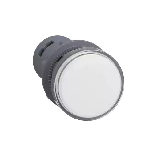 Schneider Electric XA2EVMD1LC Harmony Easy Series Ø22 LED jelzőlámpa, 220V DC, fehér