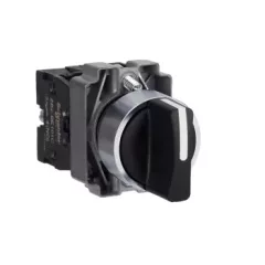   Schneider Electric XB2BD25C Választókapcsoló, 2 állású, 1 NO 1 NC, fém, 22mm (Easy Harmony XB2)