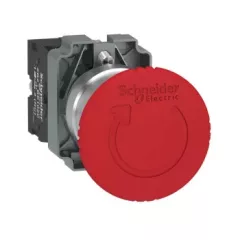   Schneider Electric XB2BS8442C Vészgomb, piros, 1 NC, fém, 22mm (Easy Harmony XB2)