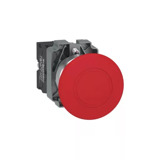 Schneider Electric XB2BT842C Vészgomb, piros, 1 NC, fém, 22mm (Easy Harmony XB2)