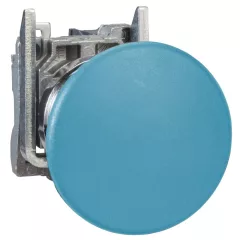   Schneider XB4BC61EX ATEX komplett gombafejű nyomógomb kék Ø40, 1 záró érintkező (Harmony XB4BC61EX)