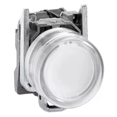   Schneider XB4BP183B5EX ATEX komplett világító nyomógomb beépített LED-del fehér, 24V AC/DC, védősapkával 1 záró érintkező (Harmony XB4BP183B5EX)