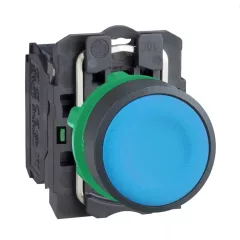   Schneider XB5AA61 komplett nyomógomb kék 1 záró érintkező (Harmony XB5AA61)