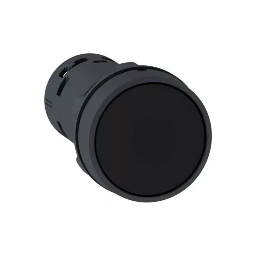 Schneider Electric XB7NA25 visszatérő yomógomb, fekete - NO+NC