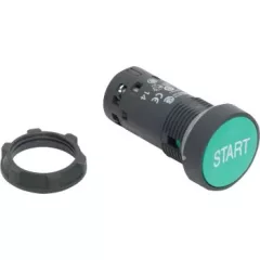   Schneider Electric XB7NA3133 Rugós visszatérítésű nyomógomb zöld 1NO, fehér, I jellel