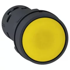   Schneider Electric XB7NA81 Harmony XB7 monolitikus Ø22 nyomógomb, visszatérő, 1NO, sárga