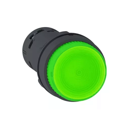 Schneider Electric XB7NW33M1 Világító nyomógomb LED, 1NO, zöld