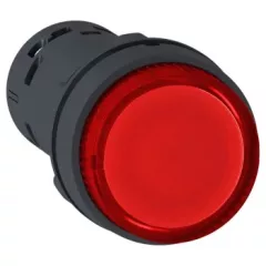  Schneider Electric XB7NW34B1 világító nyomógomb - LED - visszaálló -1NO - piros - 24V
