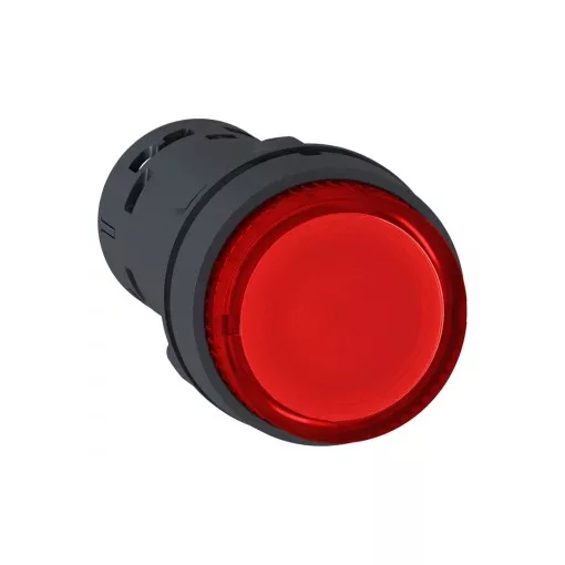 Schneider Electric XB7NW34B1 világító nyomógomb - LED - visszaálló -1NO - piros - 24V