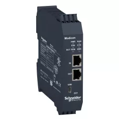  Schneider Electric XPSMCMCO0000ECG Preventa XPS MCM biztonsági vezérlő, kommunikációs modul, EtherCAT, 2xRJ45, rugós