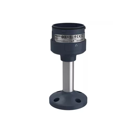 Schneider XVUZ02 Harmony XVU Ø60 fényoszlop rögzítő egység tartóoszlopos rögzítéshez, 100 mm magas, fekete