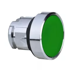   Schneider ZB4BH03 Harmony fém nyomógomb fej, Ø22, nyomó-nyomó, zöld
