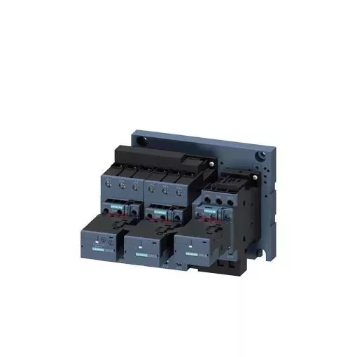 Siemens, Sirius, 3RA2437-8XF32-1AC2, 3RA24378XF321AC2, Csillag-delta motorindító, 55Kw/115A (400V, AC3), 24V AC 50/60 Hz vezerlés, csavaros csatlakozás, S2 méret, Sirius (Siemens 3RA2437-8XF32-1AC2)
