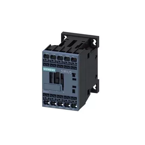 Siemens 3RH2131-2AB00, Segédkontaktor 10A, 24V AC 50/60 Hz vezerlés, 3 Záró + 1 Nyitó érintkező, rugós csatlakozás (Segédkapcsoló 3RH21312AB00)