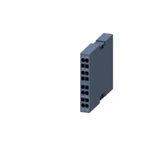 Siemens 3RH2911-2DA20 segédérintkező blokk, oldalsó, 2 Záró, rugós csatlakozás, S00 mágneskapcsolókhoz (Siemens 3RH29112DA20)
