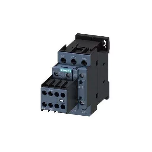 Siemens, Sirius, 3RT2023-1AF04, 3RT20231AF04, Mágneskapcsoló, 4Kw/9A (400V, AC3), 110V AC 50 Hz vezerlés, 2Z+2Ny segédérintkezővel, csavaros csatlakozás, S0 méret, Sirius (Siemens 3RT2023-1AF04)