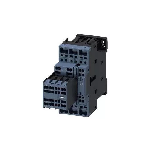 Siemens, Sirius, 3RT2027-2AG24, 3RT20272AG24, Mágneskapcsoló, 15Kw/32A (400V, AC3), 110V AC 50/60 Hz vezerlés, 2Z+2Ny segédérintkezővel, rugós csatlakozás, S0 méret, Sirius (Siemens 3RT2027-2AG24)