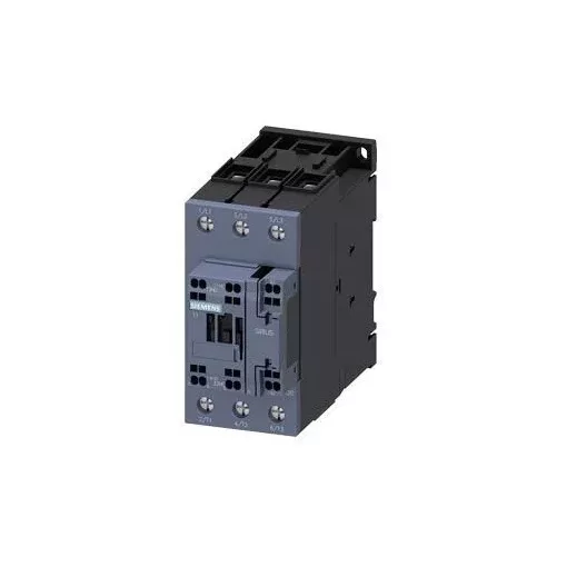 Siemens, Sirius, 3RT2037-3AG20, 3RT20373AG20, Mágneskapcsoló, 30Kw/65A (400V, AC3), 110V AC 50/60 Hz vezerlés, 1Z+1Ny segédérintkezővel, rugós csatlakozás, S2 méret, Sirius (Siemens 3RT2037-3AG20)