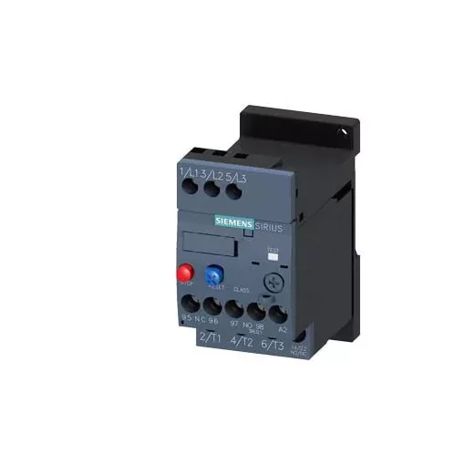 Siemens 3RU2116-1KB1 hőkioldó relé 9..12,5 A, csavaros csatlakozás, S00 méret, 10 osztály (Sirius 3RU21161KB1)