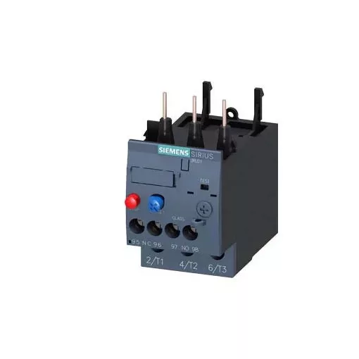 Siemens 3RU2126-1EB0 hőkioldó relé 2,8..4 A, csavaros csatlakozás, S0 méret, 10 osztály (Sirius 3RU21261EB0)