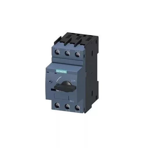 motorvédő kapcsoló 16A, S00 méret, csavaros csatlakozás, motorteljesítmény 7,5 kW, forgókapcsolós vezerlés, Sirius (Siemens 3RV2311-4AC10)