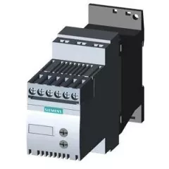   Siemens, 3RW3014-1BB14, 3RW30141BB14, lágyindító 6.5A, 3f 1.5-3Kw 200-480V motorokhoz, 110..230V AC/DC vezérlő feszültség, csavaros csatlakozás, S00 méret (Siemens 3RW3014-1BB14)