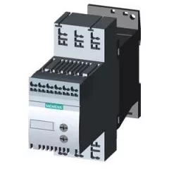  Siemens, 3RW3014-2BB14, 3RW30142BB14, lágyindító 6.5A, 3f 1.5-3Kw 200-480V motorokhoz, 110..230V AC/DC vezérlő feszültség, rugós csatlakozás, S00 méret (Siemens 3RW3014-2BB14)