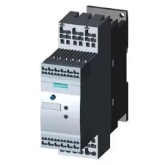   Siemens, 3RW3027-2BB14, 3RW30272BB14, lágyindító 32A, 3f 7.5-15Kw 200-480V motorokhoz, 110..230V AC/DC vezérlő feszültség, rugós csatlakozás, S0 méret (Siemens 3RW3027-2BB14)