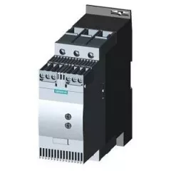   Siemens, 3RW3037-1BB14, 3RW30371BB14, lágyindító 63A, 3f 18.5-30Kw 200-480V motorokhoz, 110..230V AC/DC vezérlő feszültség, csavaros csatlakozás, S2 méret (Siemens 3RW3037-1BB14)