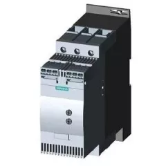  Siemens, 3RW3037-2BB04, 3RW30372BB04, lágyindító 63A, 3f 18.5-30Kw 200-480V motorokhoz, 24V AC/DC vezérlő feszültség, rugós csatlakozás, S2 méret (Siemens 3RW3037-2BB04)