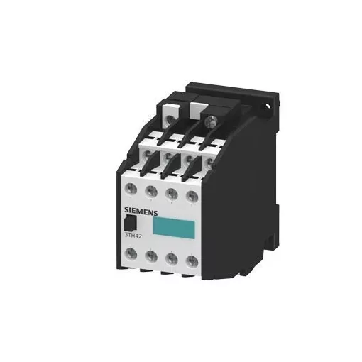 Siemens 3TH4262-0AD0, Segédkontaktor 10A, 42V (50Hz) / 50V (60Hz)V AC vezerlés, 6 Záró + 2 Nyitó érintkező, csavaros csatlakozás (Segédkapcsoló 3TH42620AD0)