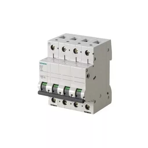 Siemens 5SL4450-6 kismegszakító 4P, 50A, B karakterisztika, 10 kA (Siemens 5SL44506)
