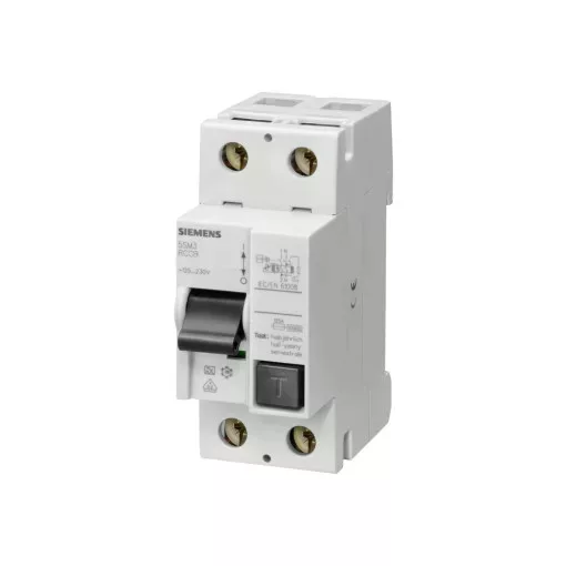 Siemens 5SM3418-0KK áram-védőkapcsoló (Fi-relé), AC osztály, 2P, 100A, 100mA - 5SM34180KK - SENTRON