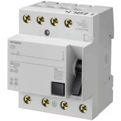   Siemens 5SM3648-0 áram-védőkapcsoló (Fi-relé), AC osztály, 4P, 100A, 300mA - 5SM36480 - SENTRON
