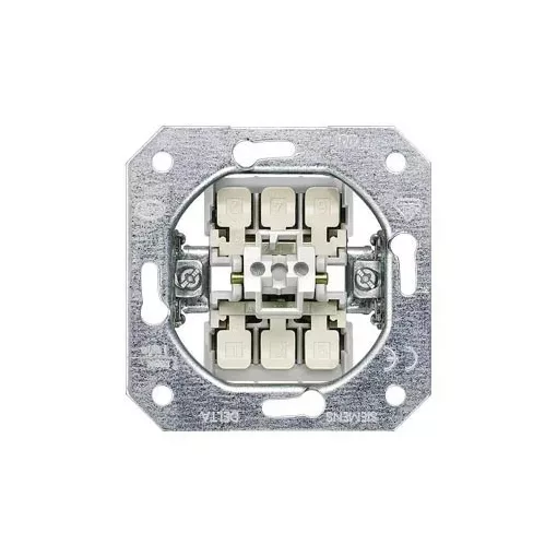 Siemens Delta 5TA2153 hárompólusú kapcsoló betét (103), burkolat és keret nélkül, süllyesztett 16A 400V ( 5TA2153)