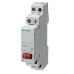   Siemens, 5TE5800, moduláris jelzőlámpa, 1db piros leddel, 230V AC (Siemens 5TE5800)