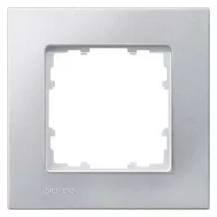   Siemens DELTA miro 5TG11111, 5TG1111-1 1-es alumínium keret (Siemens 5TG11111 / 5TG1111-1)