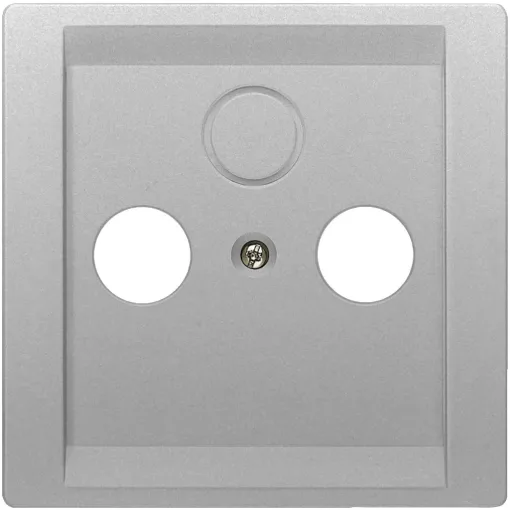 Siemens Delta Style 5TG13381 burkolat TV-SAT betétekhez platina, Delta Style ( 5TG13381, 5TG1338-1)