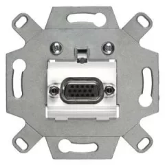   Siemens Delta 5TG20211, 5TG2021-1 VGA csatlakozóaljzat szürke, burkolat és keret nélkül, süllyesztett, Delta ( 5TG20211, 5TG2021-1)