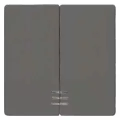   Siemens Delta i-system 5TG6224 2-es billentyű világítóablakkal antracit, Delta i-system ( 5TG6224)