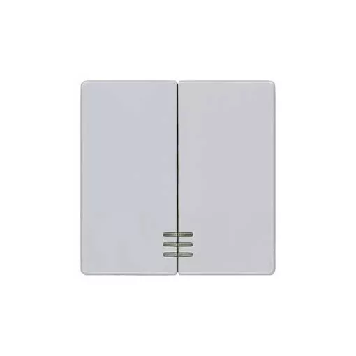 Siemens Delta i-system 5TG6244 2-es billentyű világítóablakkal alumínium, Delta i-system ( 5TG6244)