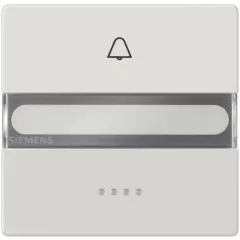   Siemens Delta Style 5TG71501 1-es billentyű világítóablakkal, lámpa jellel és cimketartóval platina, Delta Style ( 5TG71501, 5TG7150-1)