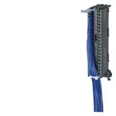  Siemens 6ES7922-5BC50-0AB0 Front connector 40 pole with 20 single cores 0.5 mm2 (1-20) Core type H05V-K Screw version L = 2.5 m (Siemens 6ES79225BC500AB0)