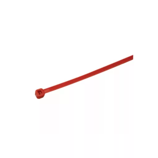 Tracon, 170P, kábelkötegelő 200 x 3.6 mm, piros, hagyományos, PA 6.6 Tracon (170P)