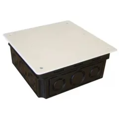   Tracon D150X150 négyzet alakú süllyesztett téglafalhoz kötődoboz 166x150x66mm fedéllel