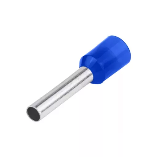 Tracon E116, érvéghüvely szigetelt, 2,5 mm2, kék ( teljes hossz: 15,2 mm ) Tracon ( E116 )