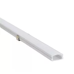   Tracon LEDSZPS10 Alumínium profil LED szalagokhoz, lapos W=10mm - 1 méter hosszú (5 db/csomag)