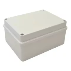   Tracon MED15117S műanyag falon kivüli kötődoboz 150x110x70 teli fedéllel, simafalú, IP54 világosszürke