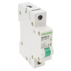   Tracon SLJL-AC230-Z moduláris jelzőlámpa, 1db zöld leddel, 230V AC